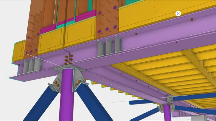 Image from Parhus gallery. Timber Structure building.